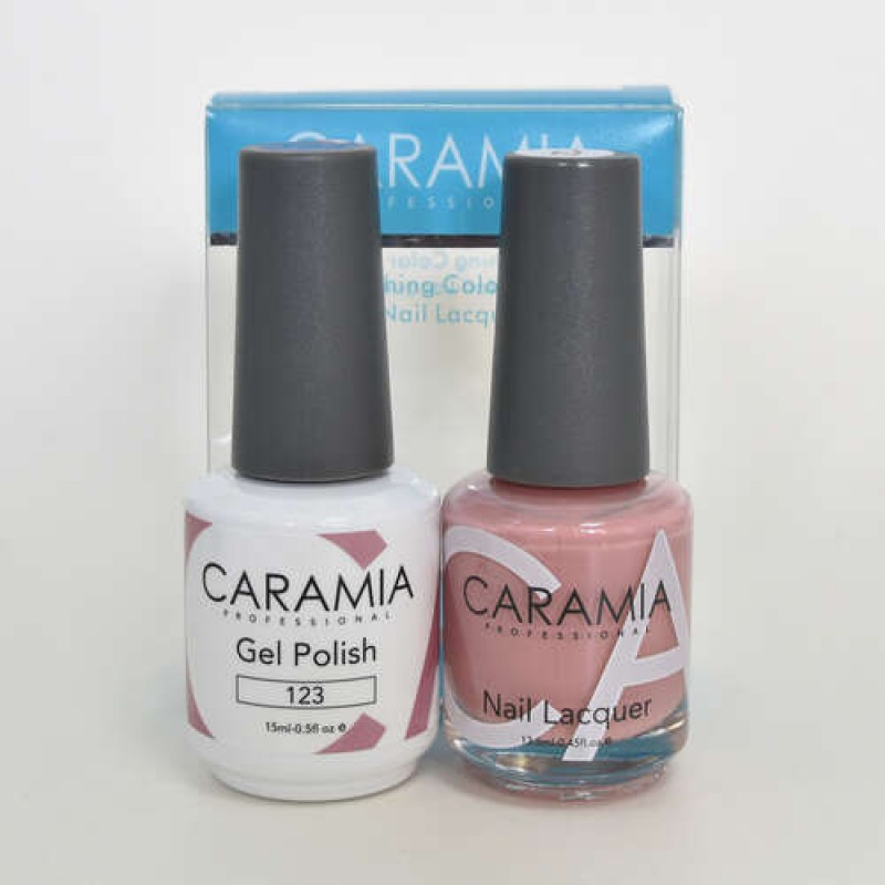 #123 Caramia Gel Polish & Nail Lacquer 0.5oz